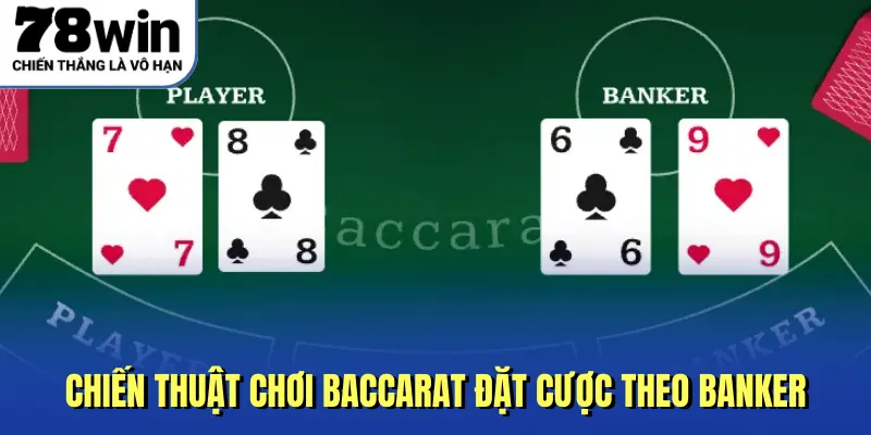 Chiến thuật chơi Baccarat đặt cược theo Banker